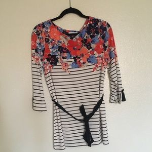 Charter club floral print blouse